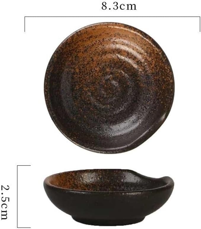 Appetizer Plates Sweet Ceramic Sauce Dishes Pinch Bowls Small Snack Bowls for Nuts Olive Soy Sauce Dish Dip Bowls for Condiment