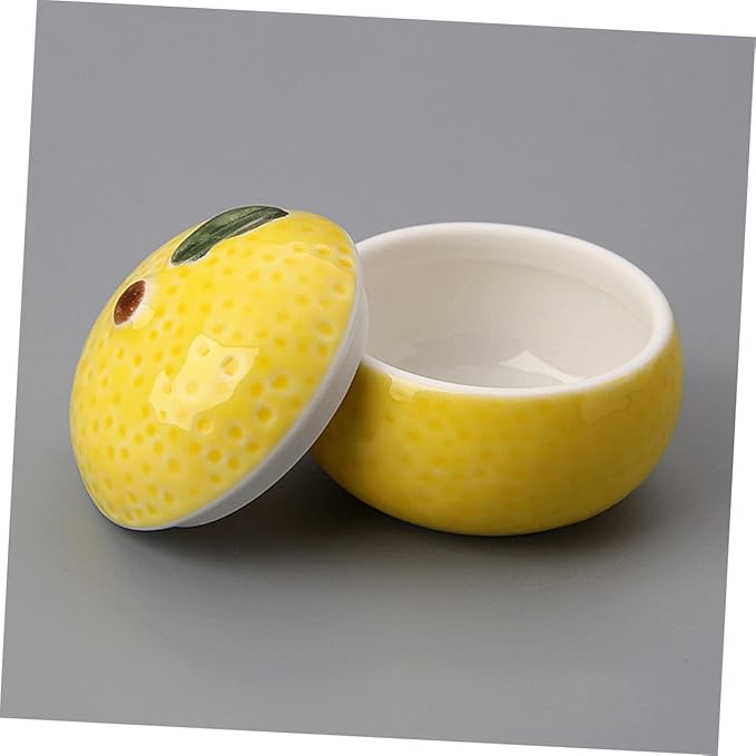 PRETYZOOM 1Pc Ceramic Orange Snack Sauce Dish Japanese Style Dipping Plate for Condiments Appetizers More Versatile Food Sauce Dish for Home Restaurant Use