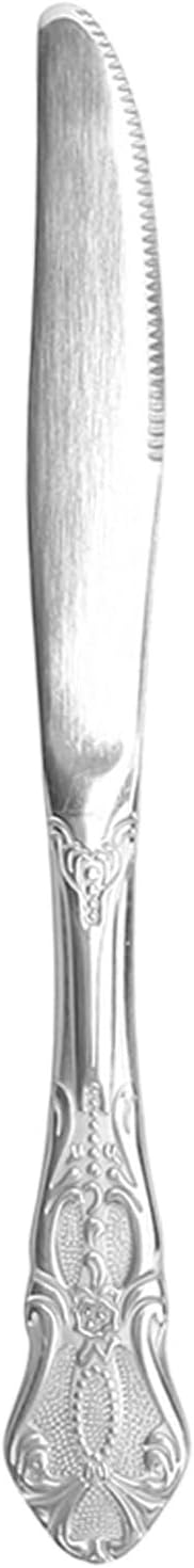 Zerodis Vintage Silverware, Serving Sets Set With Knife Fork Spoon Silver, 20 Piece Silverware Service For 4, Flatware For Home And Kitchen, Dishwasher Safe Vintage, (Silver)