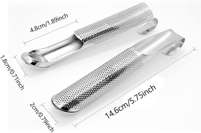 Stainless Steel Tea Diffuser, 2025 New Stainless Steel Tea Infuser, Mesh Strainer with Hanging Hook Handle, Tea Bags for Loose Leaf Tea, Tea Artifact Creative Pipe (1 PCS)