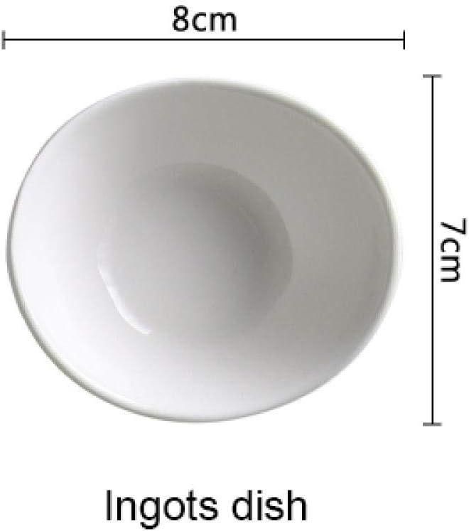 Appetizer plateCreative Japanese Dishes Ceramic Plate Household Dip Dish Cute-ingot dish