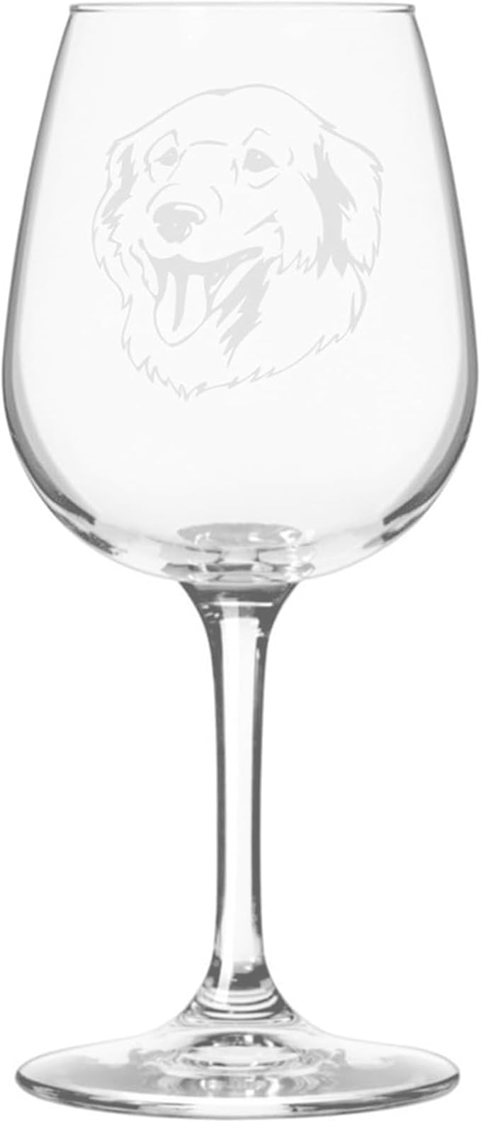 Kuvasz Dog Personalized Custom Themed Etched 12.75oz Wine Glass