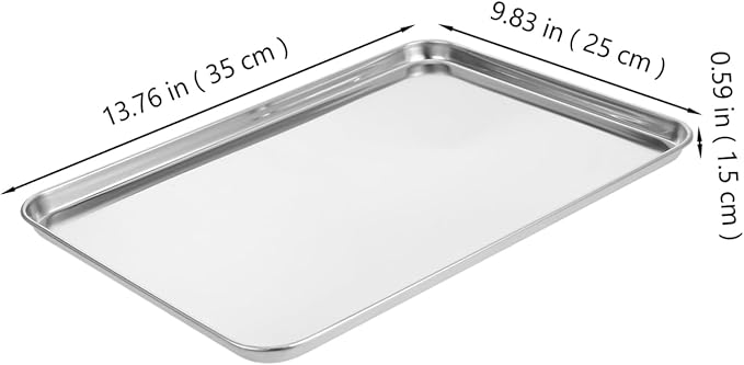 Stainless Steel Food Serving Plate Rectangular Korean Bbq Snack Tray Dish for Parties Restaurants Home Use