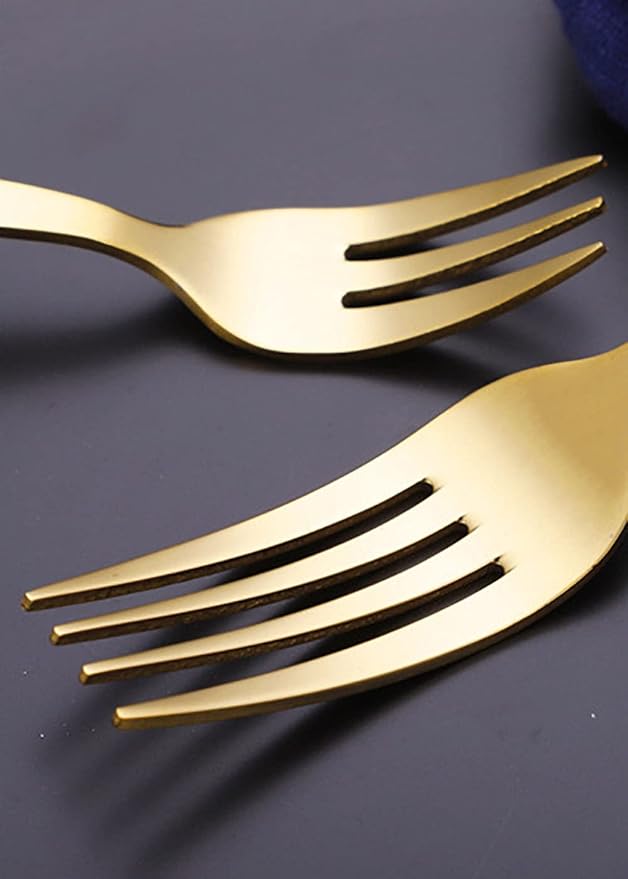 Gold Wood Silverware Set for 8 Durable Stainless Steel Flatware Set 40 Piece Wooden Grain Cutlery Tableware Utensils Set for Home Kitchen Wedding Restaurant Knifes Forks and Spoons