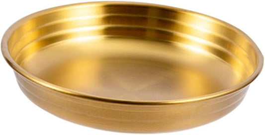 Korean Style Seasoning Dish Flat Small Condiment Bowl for Dipping Sauce Food-Grade Ceramic Appetizer Plate for Kitchen and Dining