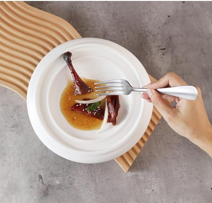 Appetizer Plates Creative Ceramic Dinner Plate Restaurant Soup Plate Dessert Plate Snack Plate Pasta Plate Tableware Cheap Plates(A)