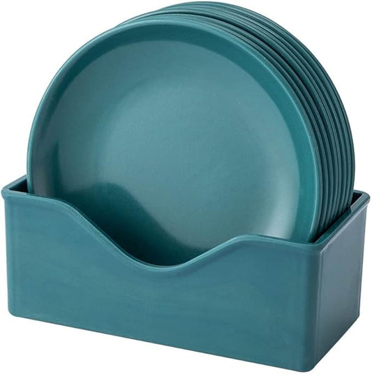 Ceramic Cutlery Salad Bowl Snack Plate Appetizer Plate Sauce Plate Multicolor Set Universal Snack Plate Imitation Porcelain Disc Dried Fruit Plate Small Bowl (Color : B, Size : A)