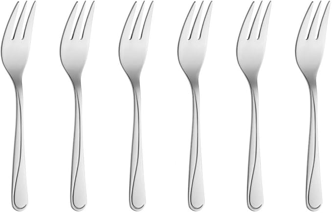 Gerlach G01-004GP-WICI-06PU-S1S1-01 Flatware Serving Set with 6 Pieces of Coffee Spoons Mango Box and shine-G01-004GP-WICI-06PU-S1S1-01, Stainless Steel, Silver high-Gloss
