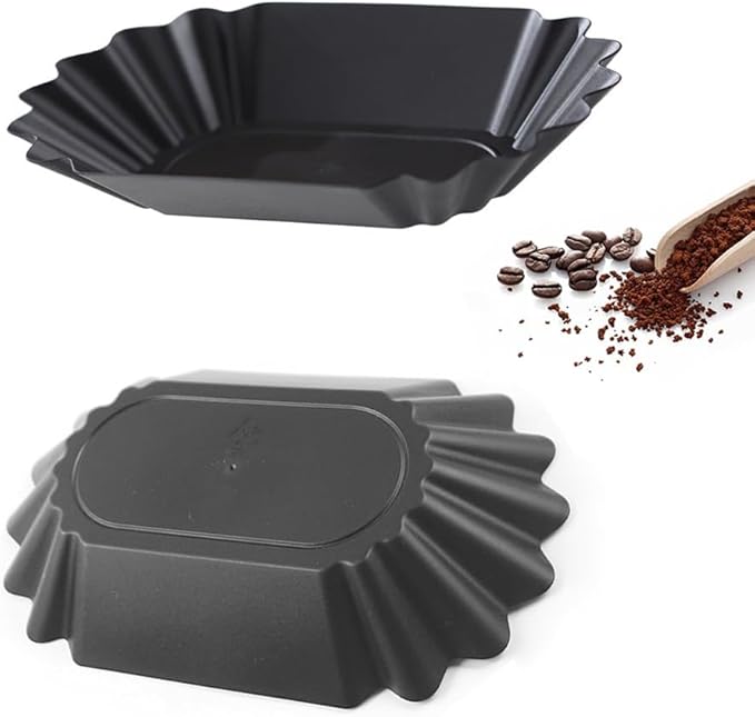 2 Pack Coffee Scale Weight Boats Coffee Bean Weighing Tray Roast Whole Beans Pans Weighing Dishes for Food Kitchen Scale Rechargeable Espresso Scales Espresso Machine Cold Brew Maker