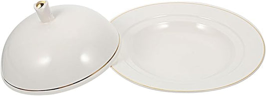 French Style Ceramic Plate Grilling Plate Serving Pasta Food Storage Steak Serving Tray