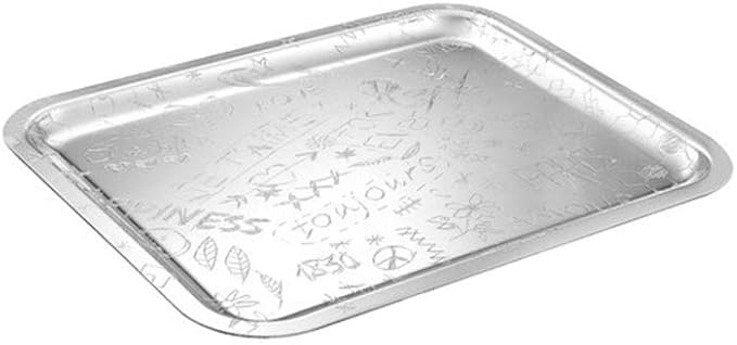 Christofle Graffiti Silver Plated Rectangular Tray #4200445