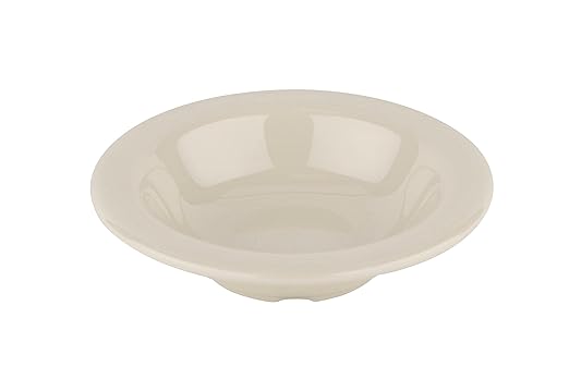 GET B-86-DI-EC Melamine Narrow Rim Fruit/Dessert Bowl, 8 Ounce, Ivory (Set of 4)