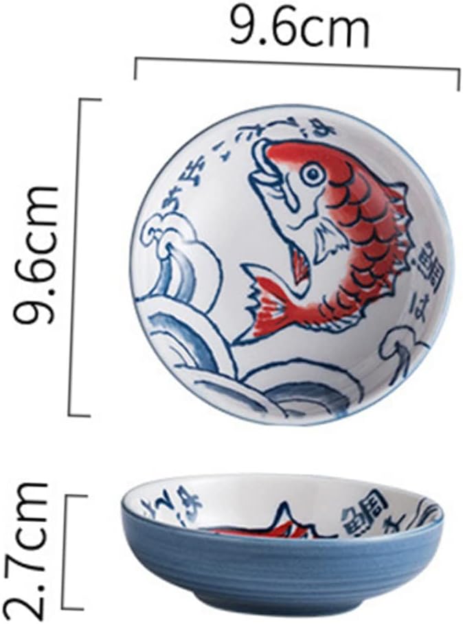 6 Pcs Seasoning Dish Seasoning Plate Metal Practical Plates Sushi Dipping Bowl Japanese Dishes Bowl Ceramic Sauce Dish Flatware Appetizer Plates Dessert Pearlescent Ceramics