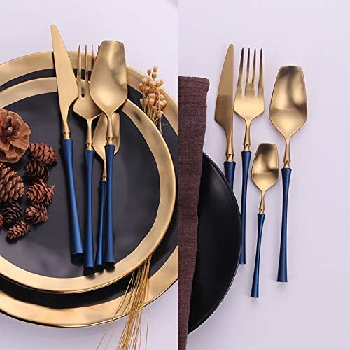 Stainless Steel Flatware serving set,Home Kitchen Eating Tableware Set,Dishwasher Safe,For Home Kitchen Restaurant Hote 4/16/24 Piece 304 Stainless Steel Creative Knife, Fork And Spoon, Western Tablew