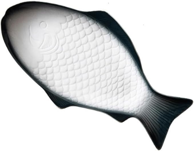 SONGCHAO Party Supplies Creative Fish-shaped Ceramic Plate Household Fish Plate Steamed Fish Plate Restaurant Snack Plate Kitchen Tableware Party Plates