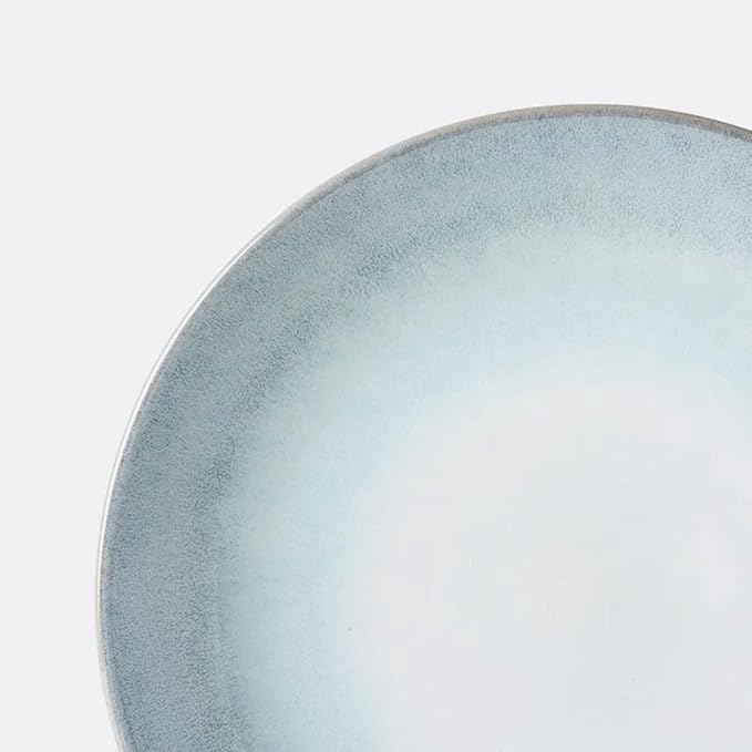 GSOUL Dinner Plate Simple Ceramic Dinner Plate Household Ceramic Kiln Plate Pasta Plate Western Dinner Plate Fruit Snack Plates