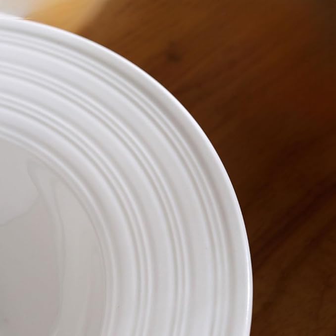 Dessert Plates Simple Ceramic Hot Soup Plate Noodle Dinner Restaurant Banquet Dinner Tableware