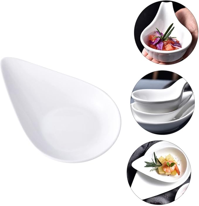 1pc Ceramic Sushi Bowl Porcelain Dipping Plate Seasonings Bowls Ceramic Sauce Cups Appetizer Plates Dip Bowls Fruit Bowl Dishes Seasoning Dish Tableware Ceramics White