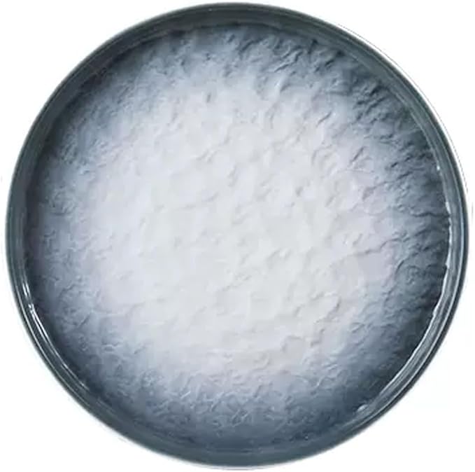 Kitchen Plates Round Fruit Tray Home Gradient Color Steak Plate Spaghetti Plate Flat Plate Multi-purpose Western Dinner Plate Ceramic Tableware 8/10 Inch Restaurant Plates(B,8 inch)