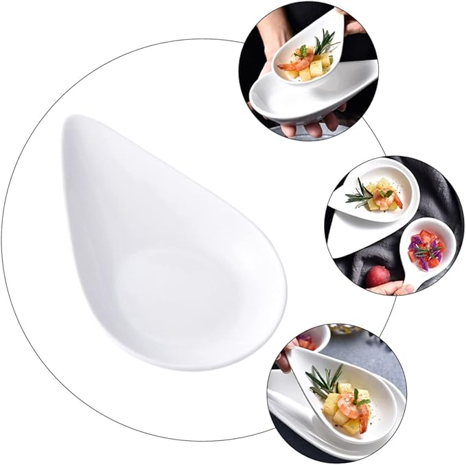 1pc Ceramic Sushi Bowl Porcelain Dipping Plate Seasonings Bowls Ceramic Sauce Cups Appetizer Plates Dip Bowls Fruit Bowl Dishes Seasoning Dish Tableware Ceramics White