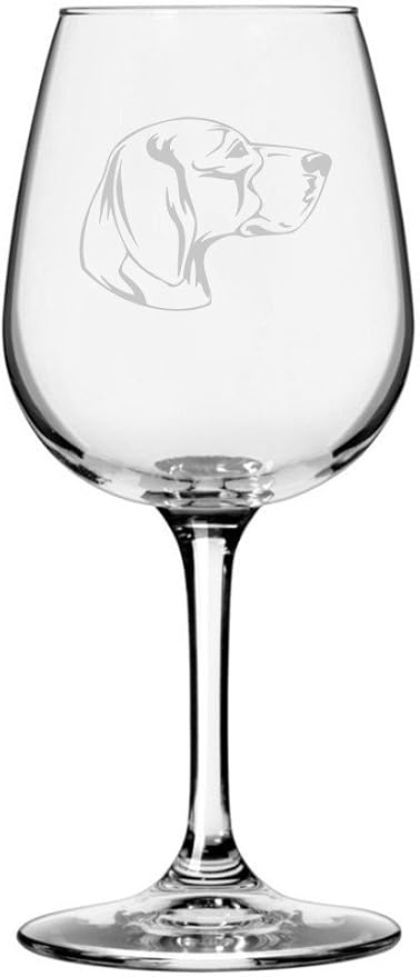 Etched Laser Art Harrier Personalized Dog Themed Etched 12.75oz Wine Glass Custom Dog Breed Wine Glasses, Ideal for Pet Lovers, Unique Birthday Gift for Men & Women, Personalized Gift