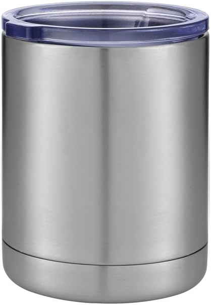 Gteller 10oz Lowball Tumbler, Double Wall Stainless Steel Insulated for Keeping Hot and Cool