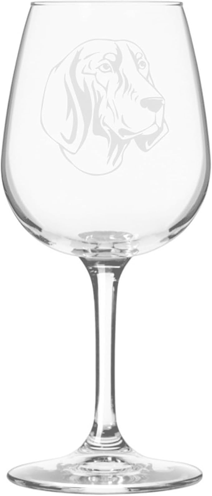 Bluetick Coonhound Dog Personalized Custom Themed Etched 12.75oz Wine Glass