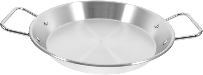 VOSAREA Stainless Steel Double Handle Serving Tray Snack Plate for Parties Appetizers Desserts and Fruits Smooth Finish and Elegant Tableware