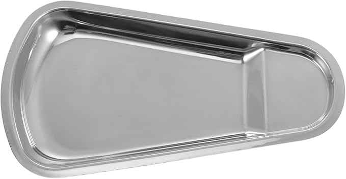 LIFKOME Stainless Steel Serving Tray Clip Storage Tiered Serving Dish Soup Ladle Buffet Plate for Kitchen