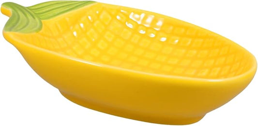 Ceramic Dipping Sauce Plate with Design Versatile Appetizer Dish for Sauces Condiments and Snacks Parties and Daily Use