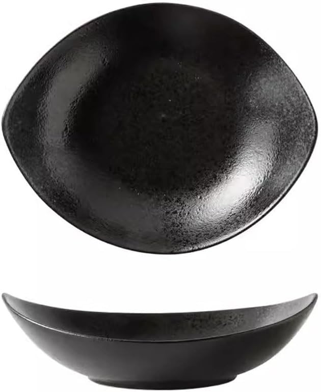 Pasta Bowls Appetizer Plates Ceramic Plate Dish Plate Household Salad Plate Cold Dish Plate Restaurant Commercial Large Plate Light Luxury Soup Plate Western Food Plate Dining Serving Plates for