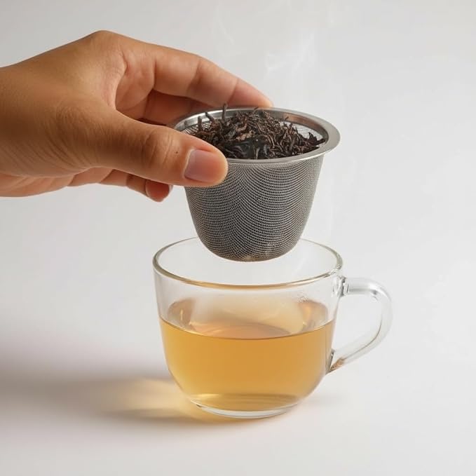Japanese Fine Mesh Tea Sifter – Stainless Steel Tea Strainer for Matcha & Loose Leaf Tea (3'' Tea Stainer) Made in Japan