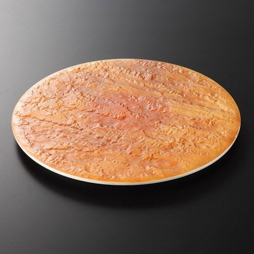 Land Ishikashima 9.4 inches (24.7 cm) Round Plate, 9.7 x 0.6 inches (24.7 x 1.5 cm), 28.1 oz (810 g), Special Appetizer Plate, Restaurant, Restaurant, Commercial Use, Japanese Tableware, Restaurant
