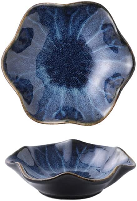 Dipping Sauce Dish Dipping Bowl Appetizer Plates Lotus Leaf Shaped Ceramics Seasoning Dishes Japanese Style Sauce Dish Ketchup Saucer Vinegar Spice Soy Sushi Seasoning Dipping Bowls Dipping Sauce Bowl