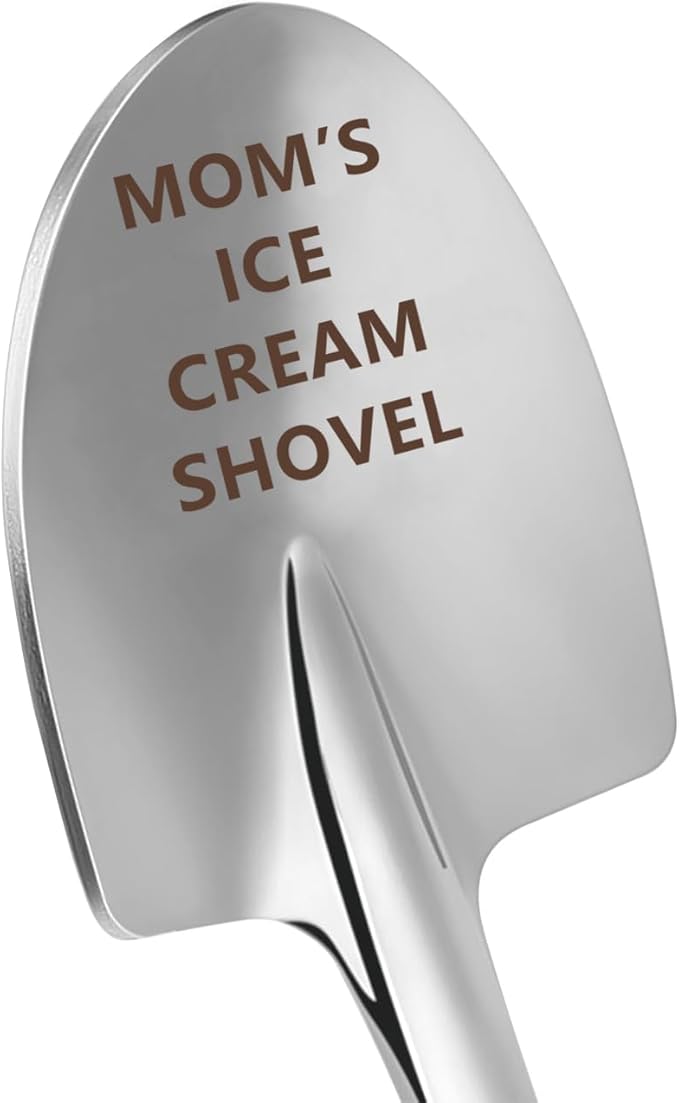 Birthday Gifts for Mom from Son,Mother Gift,Funny Ice Cream Shovel Spoon Presents,Christmas Gift for Mom, Step Mother, Mama, Mommy or Women In Law Birthday Retirement Presents