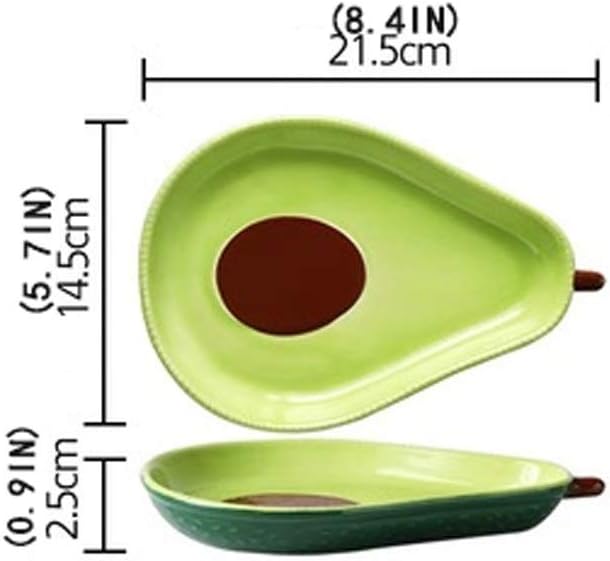 Beautiful Ceramic Fruit-Shaped Dinner Plate Appetizer Dish Household Snack Dish Salad Dish Dessert Bowl Fruit Dish Seasoning Dish/Onecolor/a