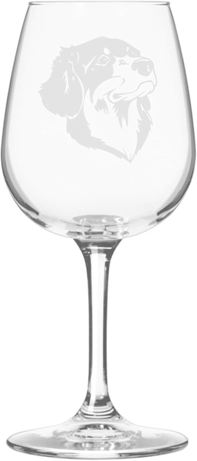 Etched Laser Art Hovawart Personalized Dog Themed Etched 12.75oz Wine Glass Custom Dog Breed Wine Glasses, Ideal for Pet Lovers, Unique Birthday Gift for Men & Women, Personalized Gift