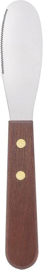 HIC Kitchen Spreader, Stainless Steel Blade with Beechwood Handle