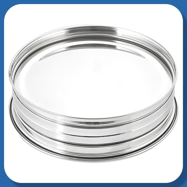 VJR Silver Premium Communion Tray – Stainless Steel Church Communionware Set – Holds 40 Cups – Tray Only Without Lid – Church Supplies