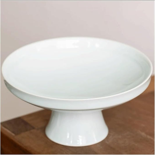 Condiment Plate Large Round Ceramic Dim Sum Plate for Desk, Snack Plate, Bone Plate for Appetizers, Potato Chips, Fruits, Desserts, Snacks, Ceramic Sauce Plate