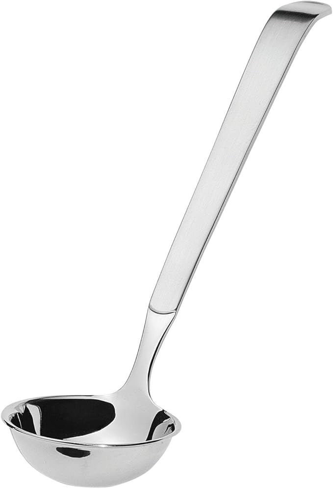 Amefa Stainless Steel Serving Set 3 Piece Kitchen Essentials Pasta/Sauce Set: Spaghetti Server, Serving Spoon, Large Ladle