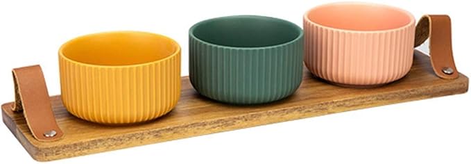Dinner Plates/Appetizer Plates Ceramic Frosted Glazed Snack Tray Snack Fruit Candy Tray and Tray Snack Seasoning Tray Division Plate
