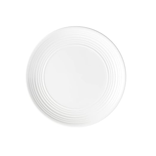 TableCraft 10515 Pulito Collection Side Plate, Melamine, 6" Round, White, Durable and Dishwasher Safe, Bread, Dessert and Appetizer Dish, Ceramic Look, Heat Safe to 212°F
