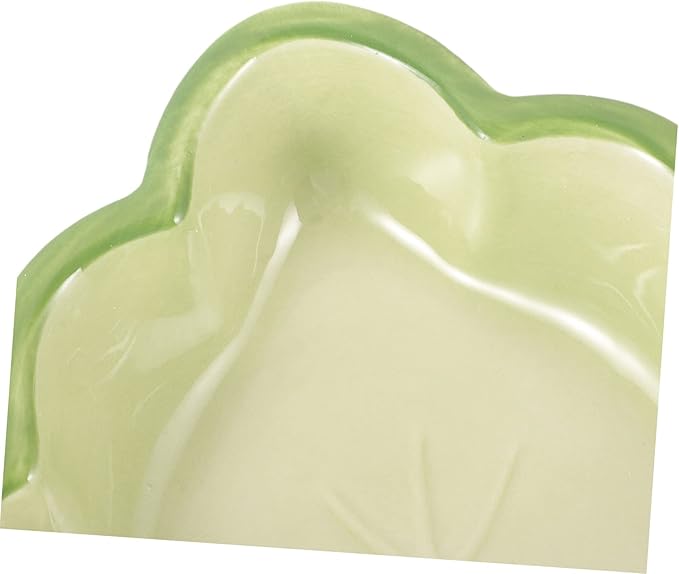 Ceramic Dumpling Plate with Sauce Compartment Cute Divided Serving Tray for Boys and Girls for Dipping Sauces Appetizers and Snacks for Home and Kitchen Use