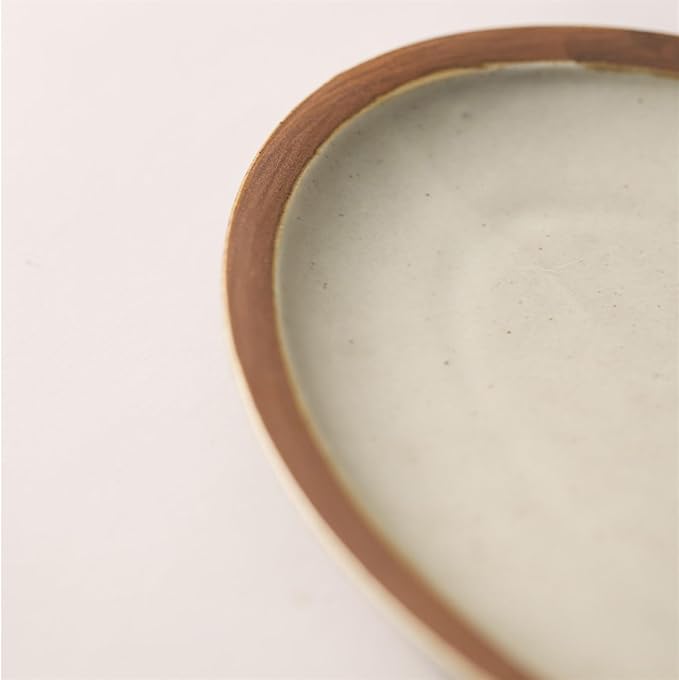 SONGCHAO Party Supplies Oval Ceramic Dinner Plate Household Salad Plate Ceramic Tableware Restaurant Kitchen Appetizer Plate Dessert Plate Party Plates (Color : Medium)