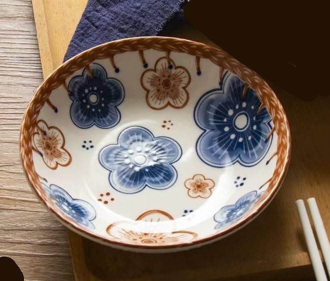 Small dip dish,ceramic dish,1pc Ceramic Snack Plates Appetizer Plates, Dessert Nuts Soy Sauce Dish Japanese Style Small Dishes(Color:B)