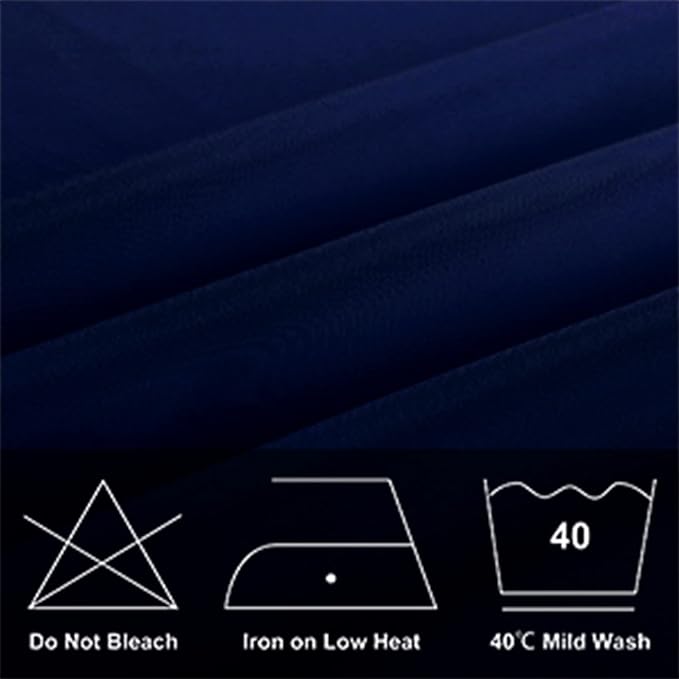 6 Pack Navy Blue Round Tablecloths 120 Inches Table Cloth Stain and Wrinkle Resistant Washable Polyester Table Cover Fabric for Party, Wedding,Dining,and Banquet Decoration