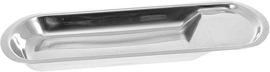 LIFKOME Clip Tray for Kitchen Stainless Steel Serving Trays Buffet Plate Easy to Clean Multifunctional Tableware Storage