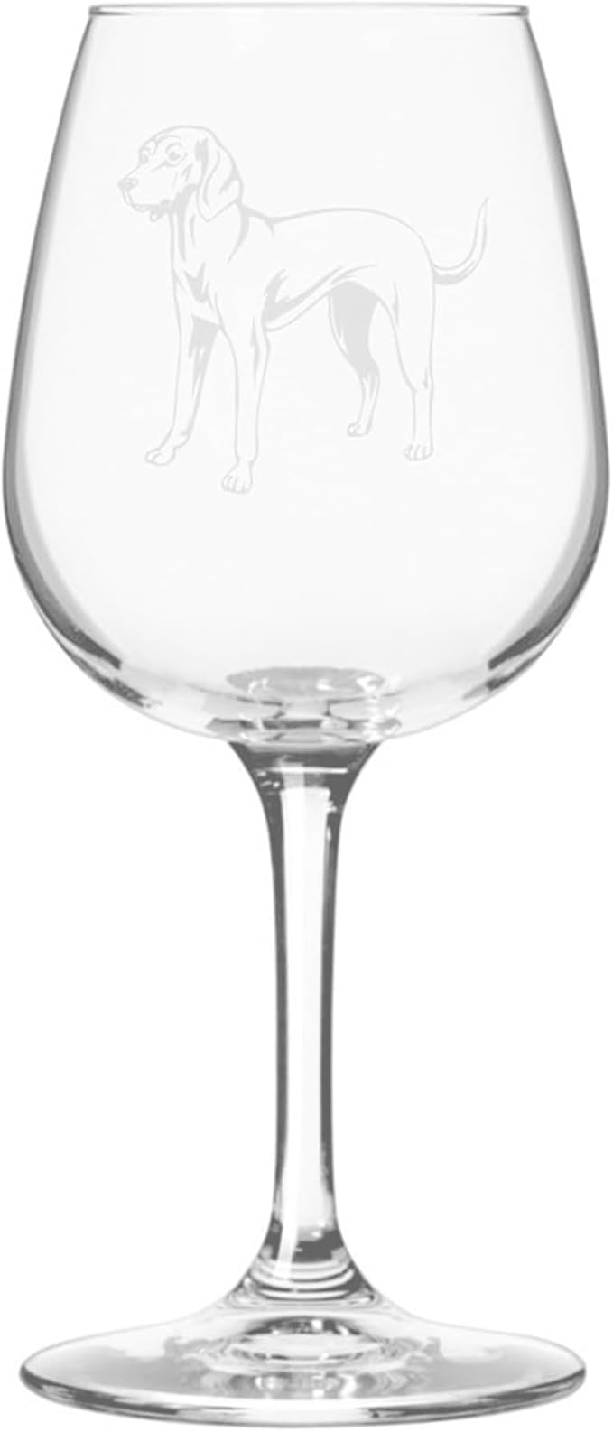 Etched Laser Art Personalized Dog Themed Etched Wine Glass - Custom Dog Breed Wine Glasses, Ideal for Pet Lovers, Unique Birthday Gift for Men & Women, Personalized Gift - Vizsla (Alternate), 12.75 oz