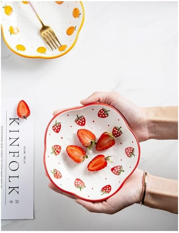 Snack Plate Household Ceramic Ceramic Plate Soy Sauce Soaking Bowl Appetizer Condiment Plate Sushi Dipping Dish Snack Tray
